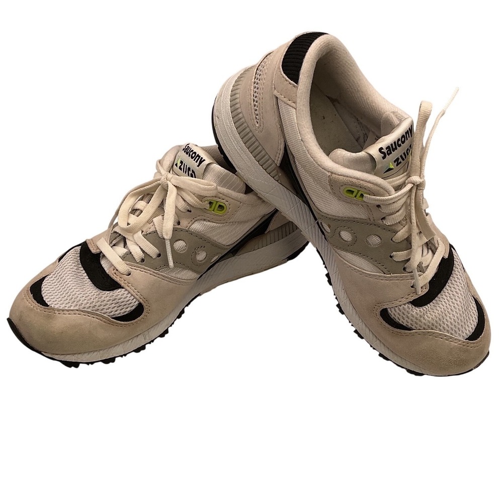 Saucony Azura Womens Tan Cream Black Neon Sneakers S60437-17 Size 7 - Picture 3 of 7